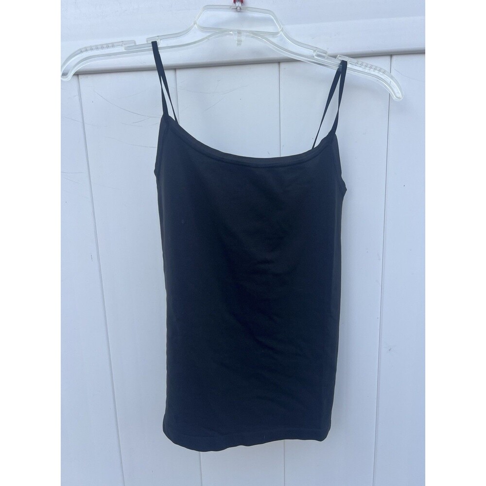Ann Taylor Camisole Tank Top XS Black Nylon Adjustable